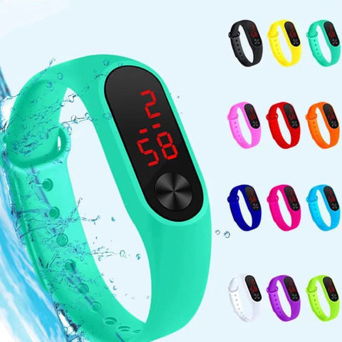 LED electronic sport watch