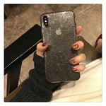 Shining Glitter Powder Black Phone Case For iPhone 11 Pro