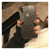 Shining Glitter Powder Black Phone Case For iPhone 11 Pro