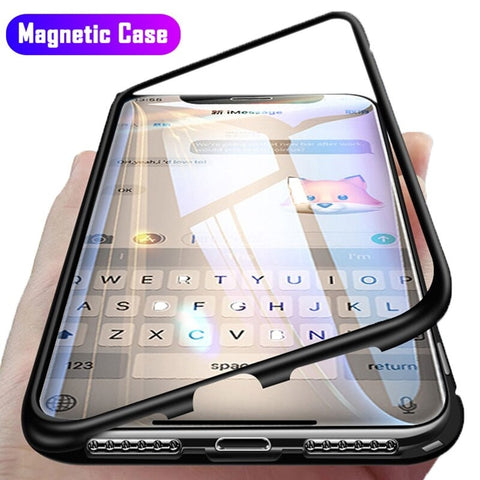 Magnetic Adsorption Metal Case For iPhone SE 2020 11 Pro Max