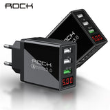 QC 3.0 3A 3 USB Phone Charger Fast Charging For iPhone