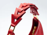 Red Suede & Leather D bag
